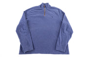 Polo by Ralph Lauren Embroidered Logo Quarter Zip Sweater - Sweater - Thrifted Threads