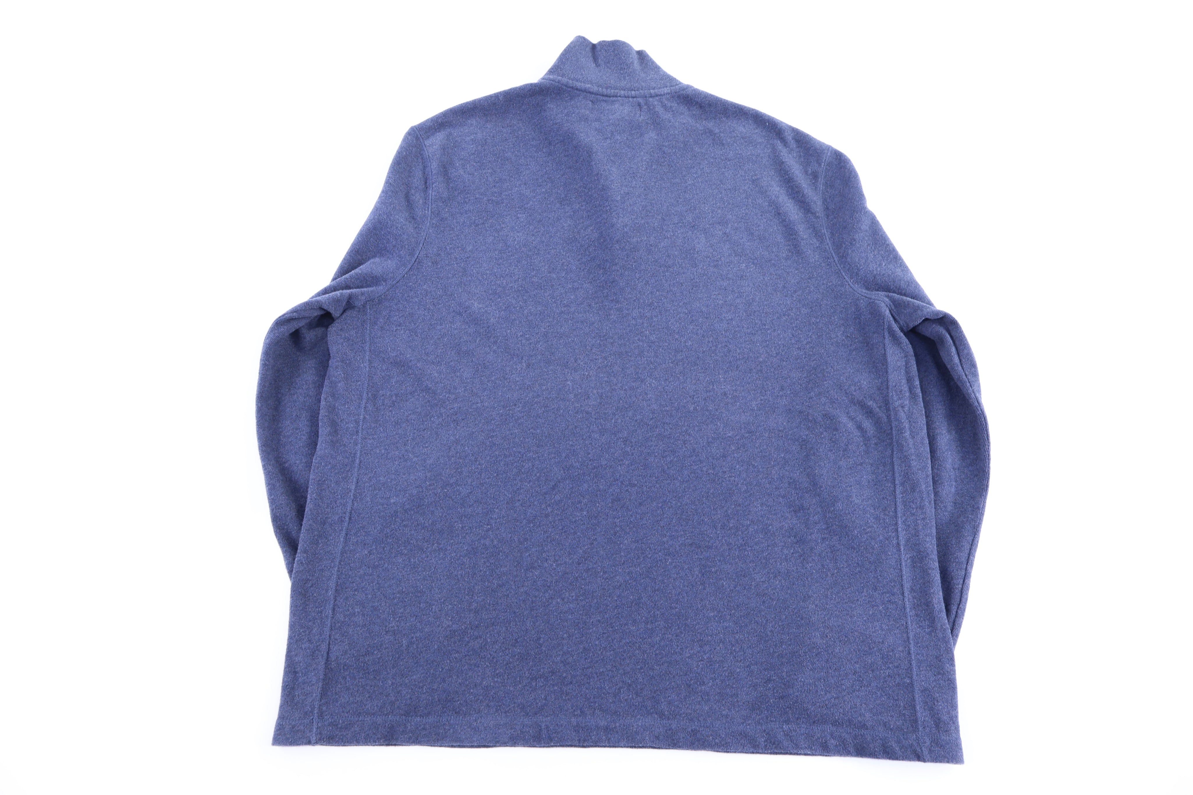 Polo by Ralph Lauren Embroidered Logo Quarter Zip Sweater - Sweater - Thrifted Threads