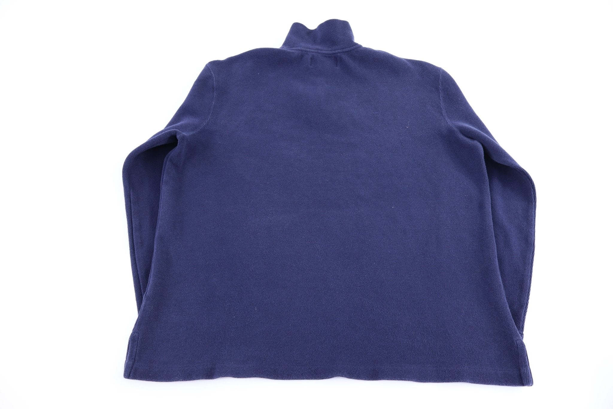 Polo by Ralph Lauren Embroidered Logo Quarter Zip Sweater - Sweater - Thrifted Threads