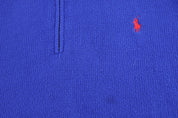 Polo by Ralph Lauren Embroidered Logo Quarter Zip Sweater - Sweater - Thrifted Threads