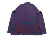Polo by Ralph Lauren Embroidered Logo Red & Blue LS Button Up - ThriftedThreads.com