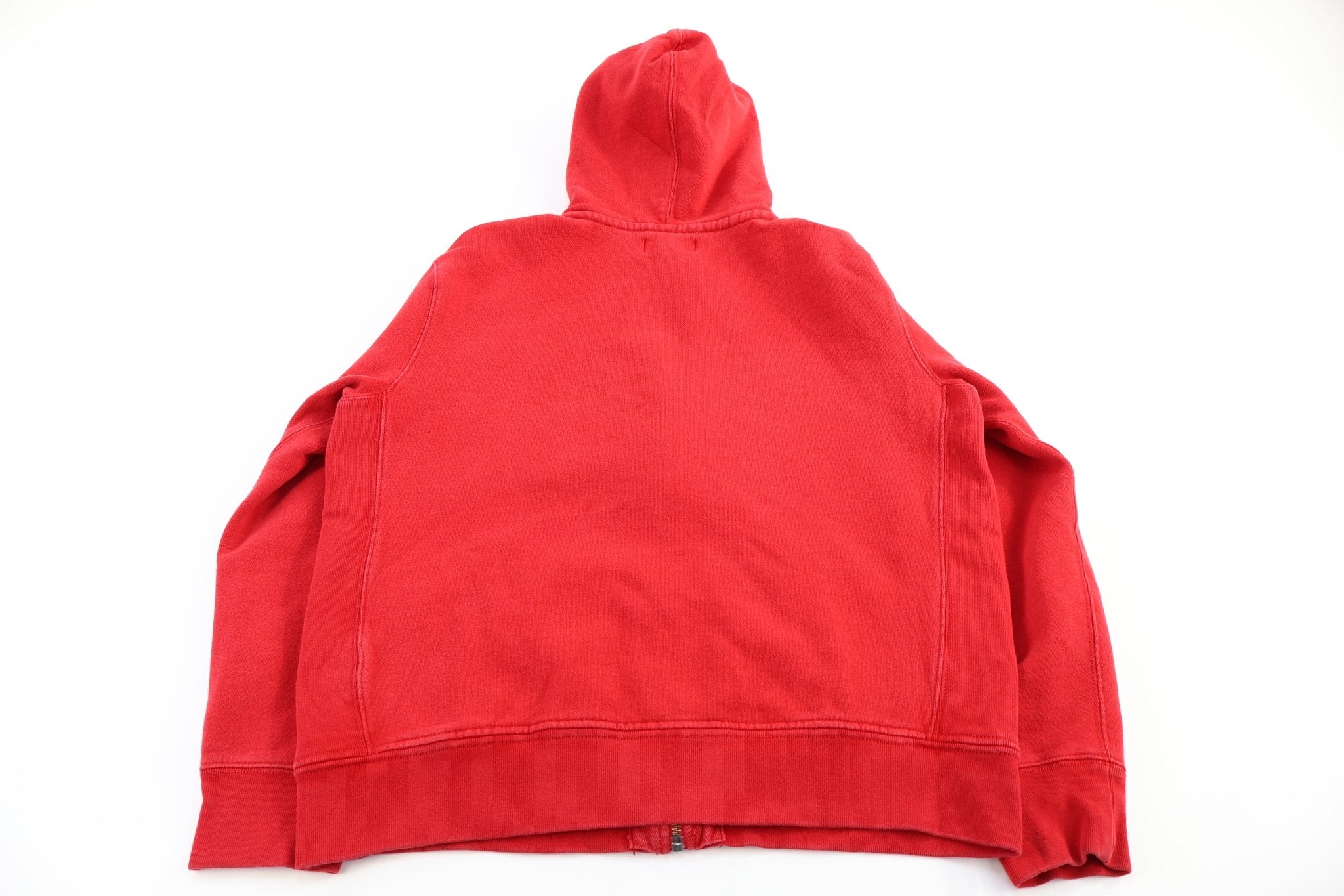 Polo by Ralph Lauren Embroidered Logo Red Full Zip Hoodie - Jacket - Thrifted Threads