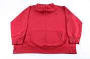 Polo by Ralph Lauren Embroidered Logo Red Pullover Hoodie - ThriftedThreads.com