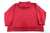 Polo by Ralph Lauren Embroidered Logo Red Pullover Hoodie - ThriftedThreads.com