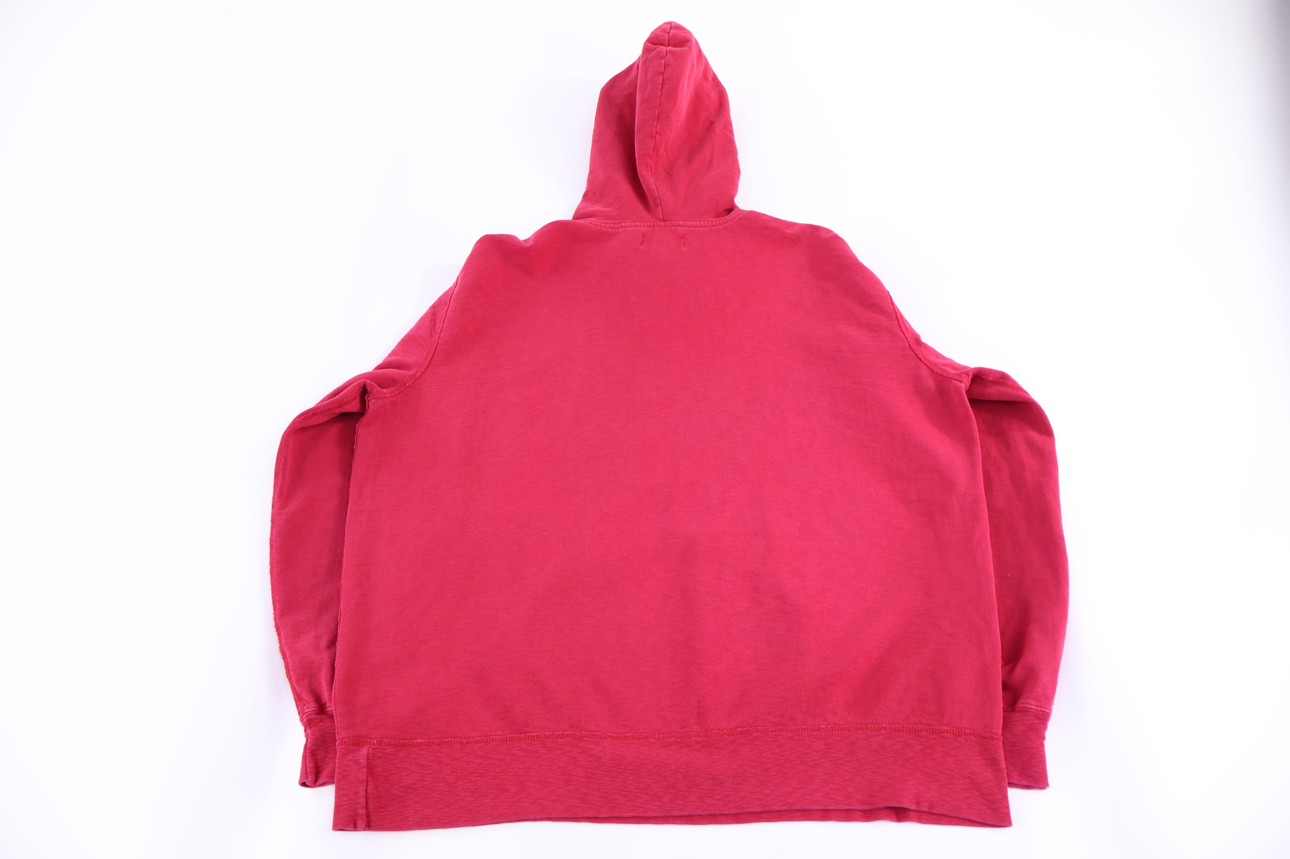 Polo by Ralph Lauren Embroidered Logo Red Pullover Hoodie - Sweatshirt - Thrifted Threads