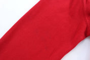 Polo by Ralph Lauren Embroidered Logo Red Quarter Zip Sweater - Sweater - Thrifted Threads