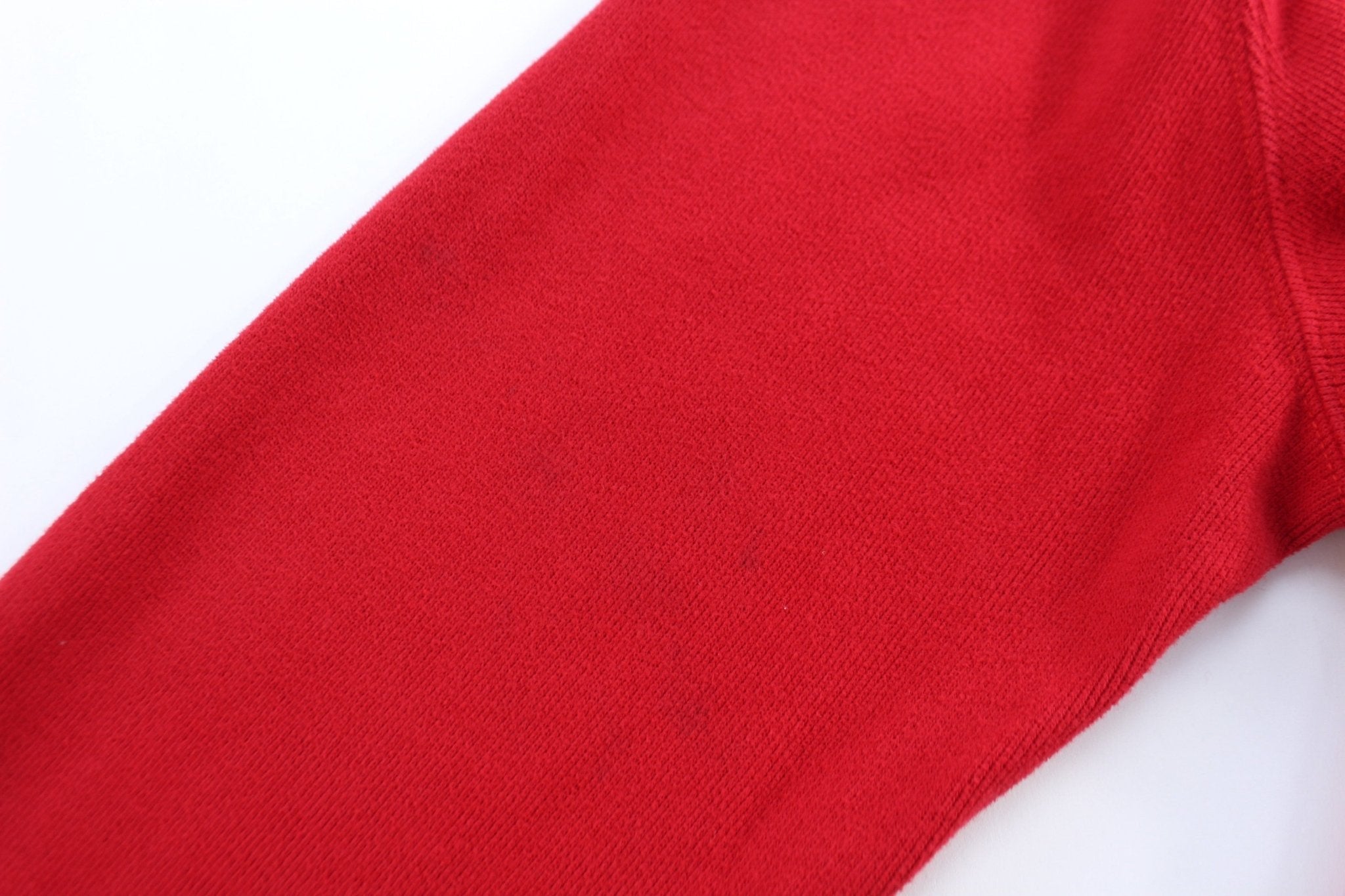 Polo by Ralph Lauren Embroidered Logo Red Quarter Zip Sweater - Sweater - Thrifted Threads