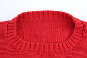 Polo by Ralph Lauren Embroidered Logo Red Sweater - ThriftedThreads.com