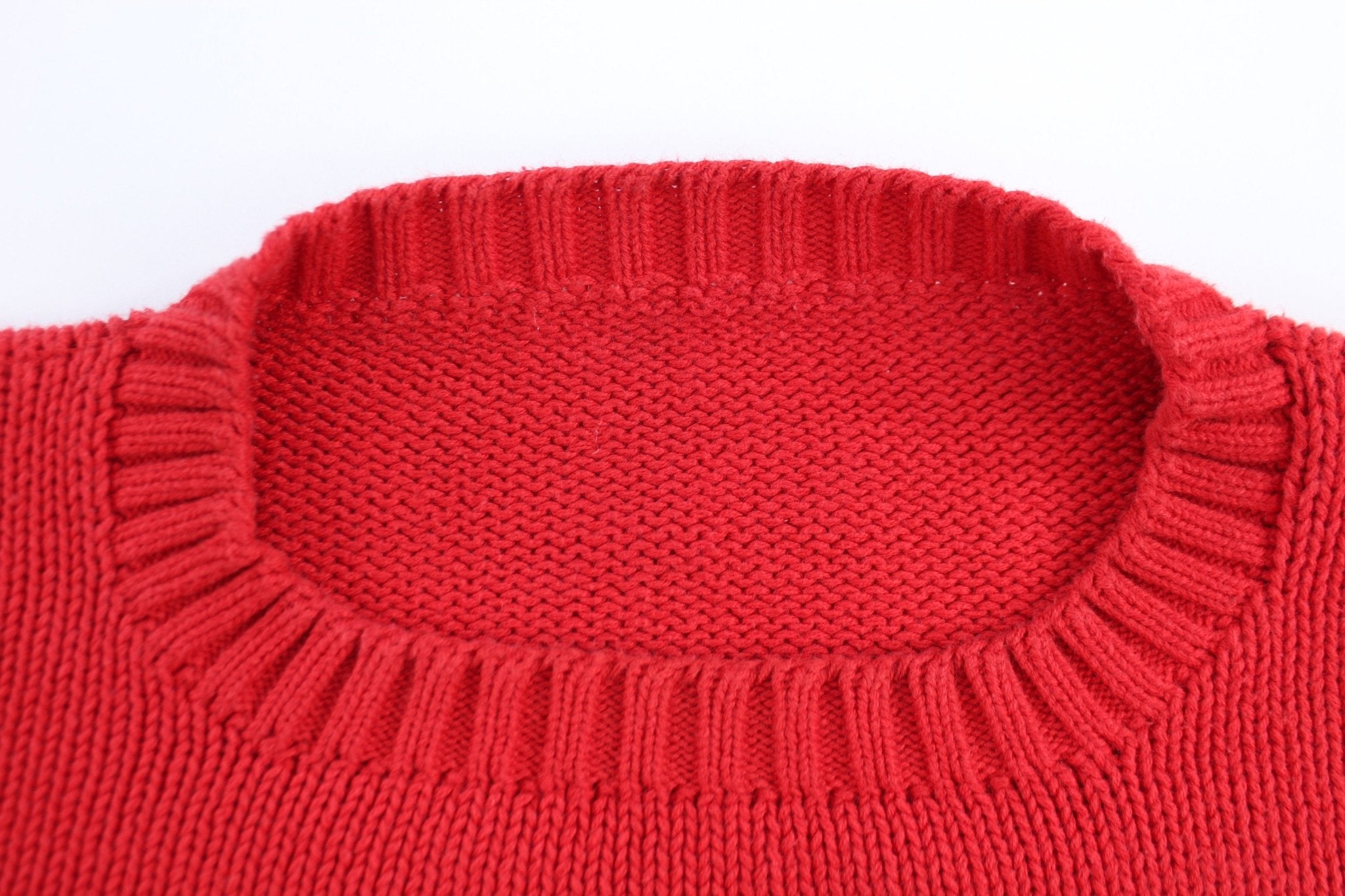 Polo by Ralph Lauren Embroidered Logo Red Sweater - ThriftedThreads.com
