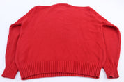 Polo by Ralph Lauren Embroidered Logo Red Sweater - ThriftedThreads.com