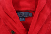 Polo by Ralph Lauren Embroidered Logo Red Sweater - ThriftedThreads.com