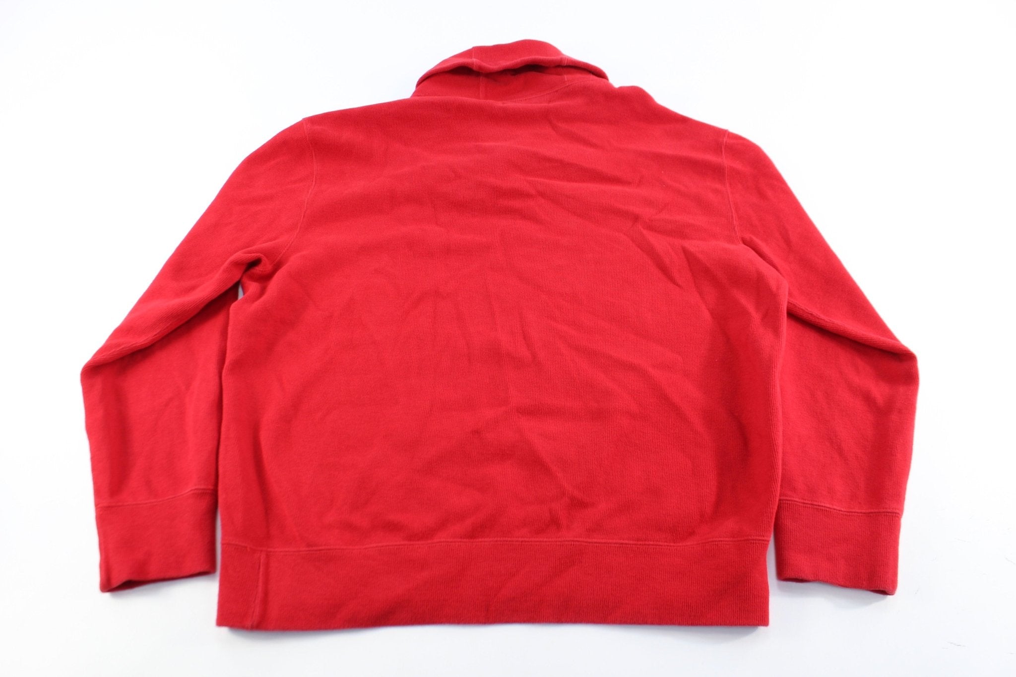Polo by Ralph Lauren Embroidered Logo Red Sweater - ThriftedThreads.com
