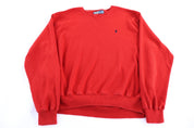 Polo by Ralph Lauren Embroidered Logo Red Sweater - Sweater - Thrifted Threads