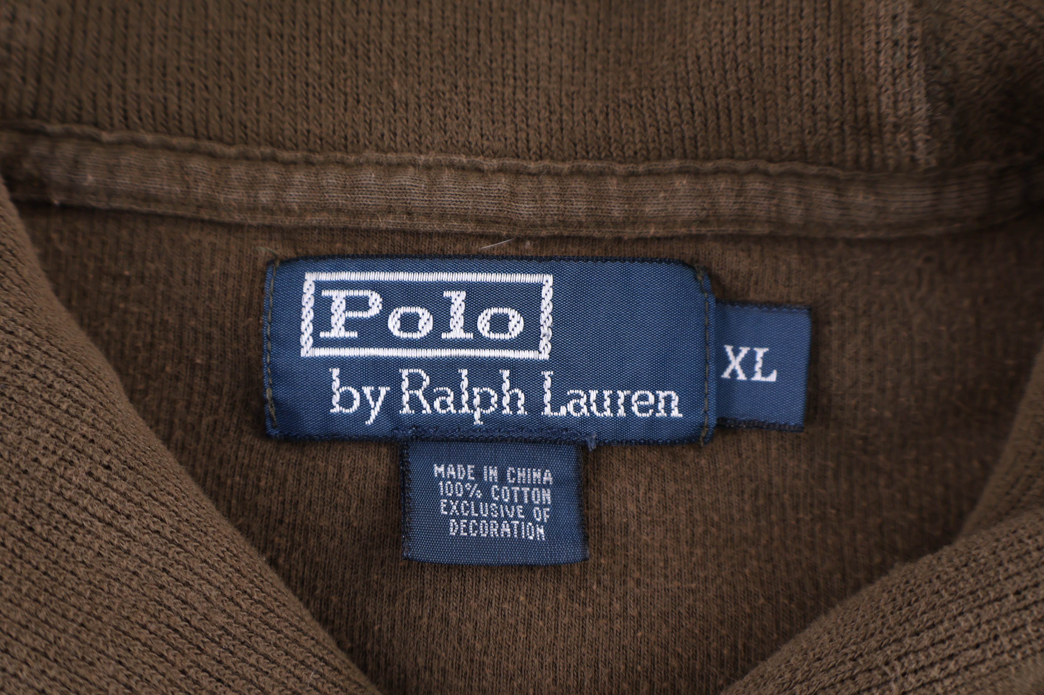 Polo by Ralph Lauren Embroidered Logo Shawl Collar Sweater - Sweater - Thrifted Threads