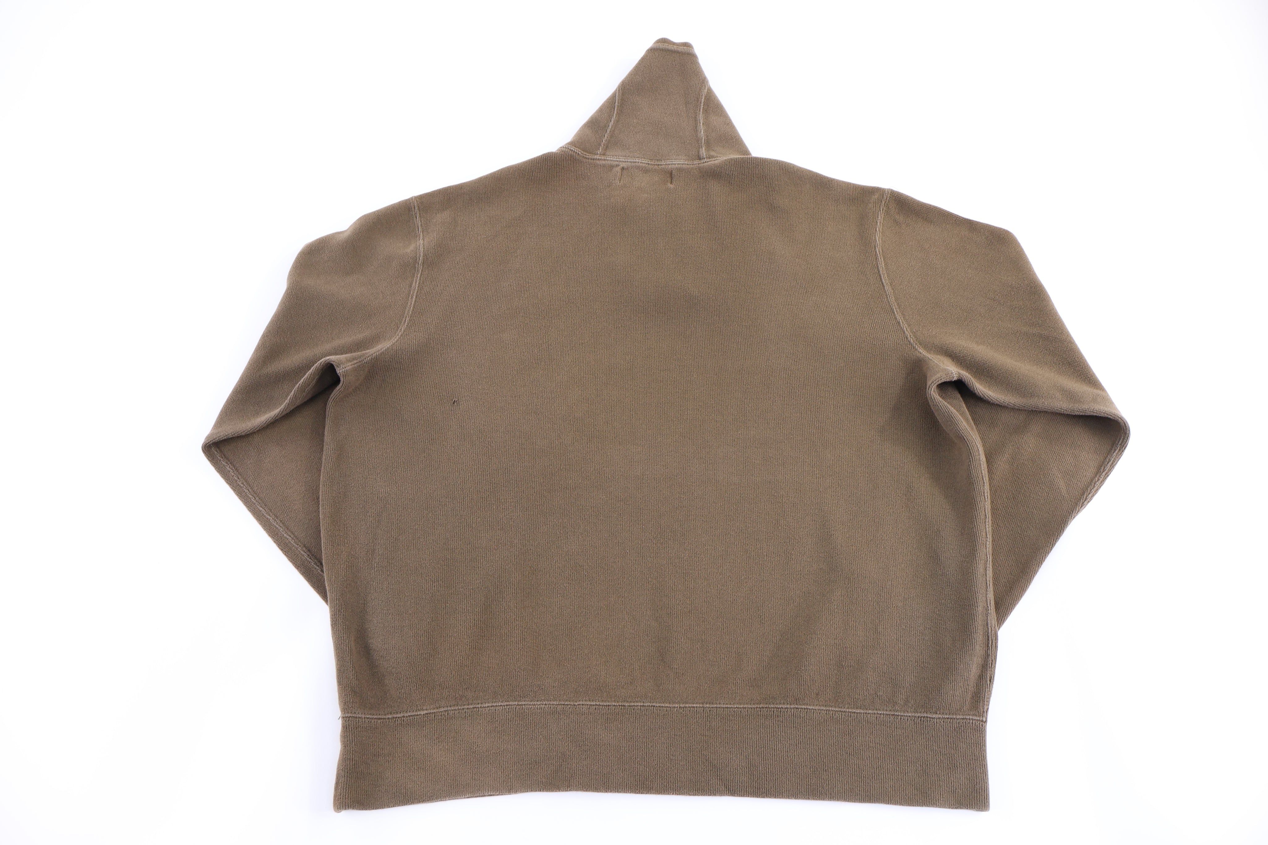 Polo by Ralph Lauren Embroidered Logo Shawl Collar Sweater - Sweater - Thrifted Threads