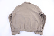 Polo by Ralph Lauren Embroidered Logo Tan Full Zip Jacket - Jacket - Thrifted Threads