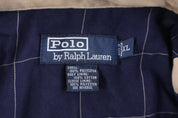 Polo by Ralph Lauren Embroidered Logo Tan Full Zip Jacket - jacket - Thrifted Threads