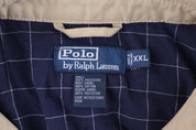 Polo by Ralph Lauren Embroidered Logo Tan Full Zip Jacket - Jacket - Thrifted Threads
