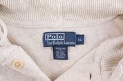 Polo by Ralph Lauren Embroidered Logo Tan Pullover - Sweater - Thrifted Threads