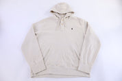 Polo by Ralph Lauren Embroidered Logo Tan Pullover - Sweater - Thrifted Threads