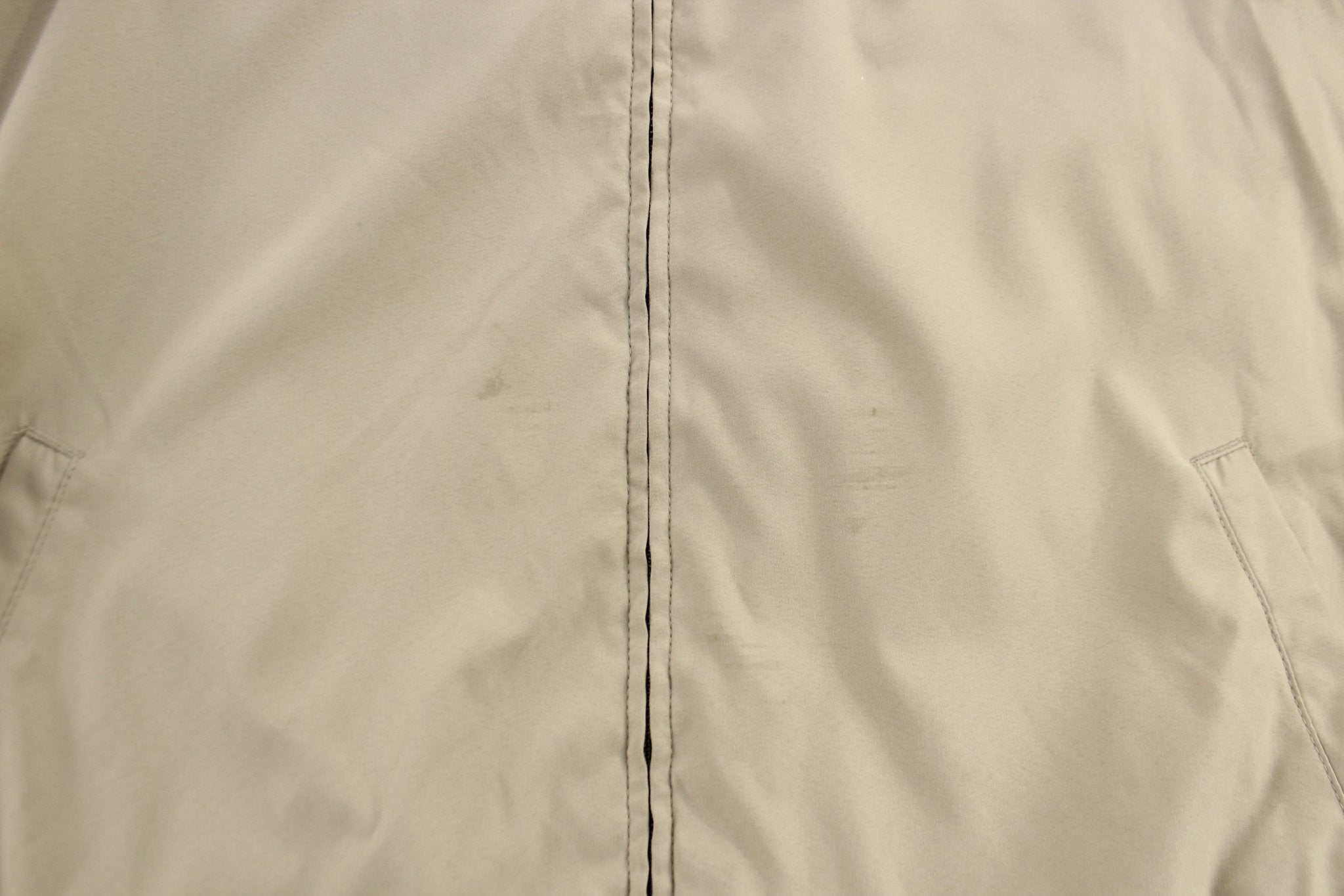 Polo by Ralph Lauren Embroidered Logo Tan Zip Up Jacket - ThriftedThreads.com