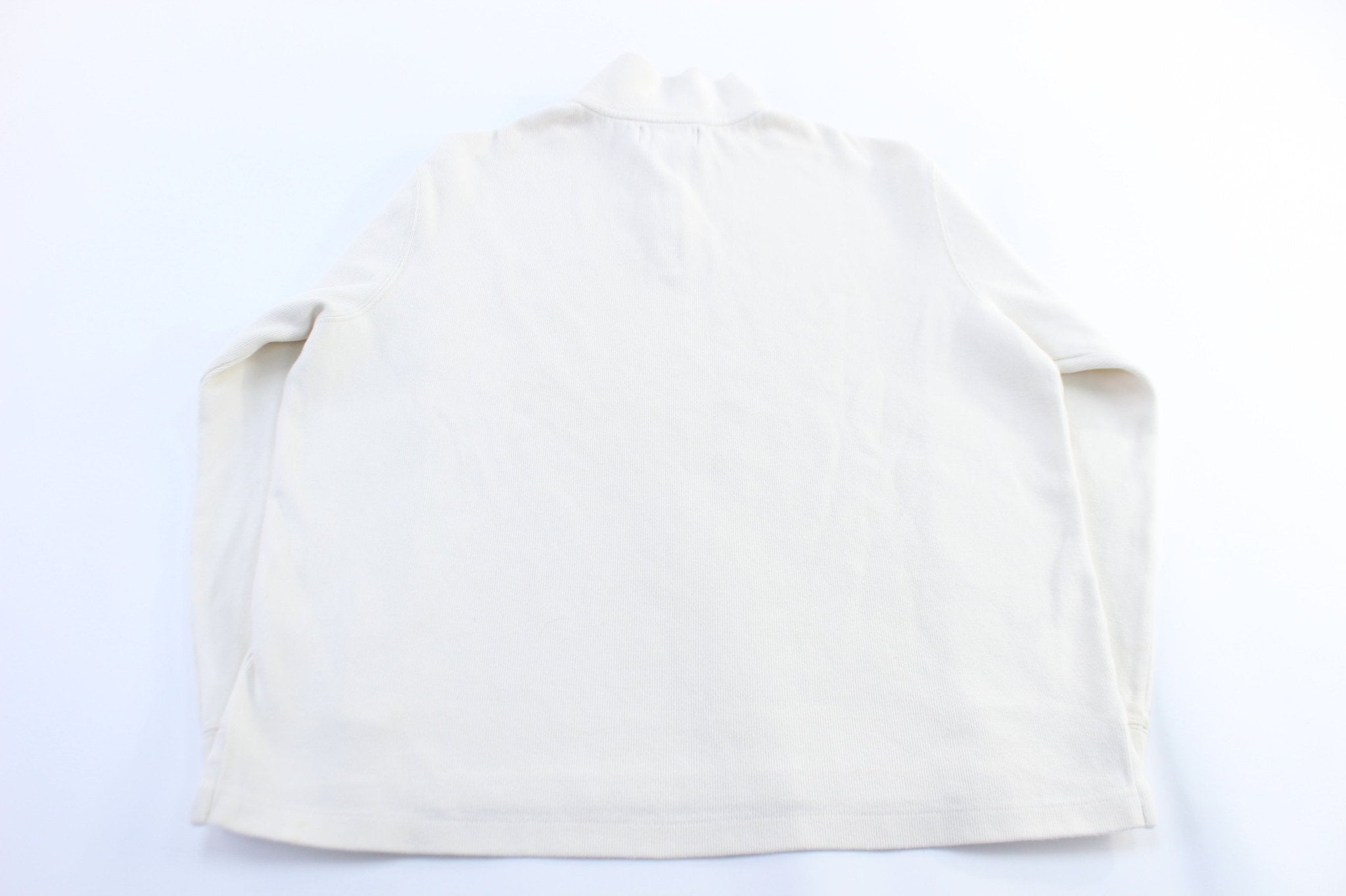 Polo by Ralph Lauren Embroidered Logo White Pullover Sweater - ThriftedThreads.com