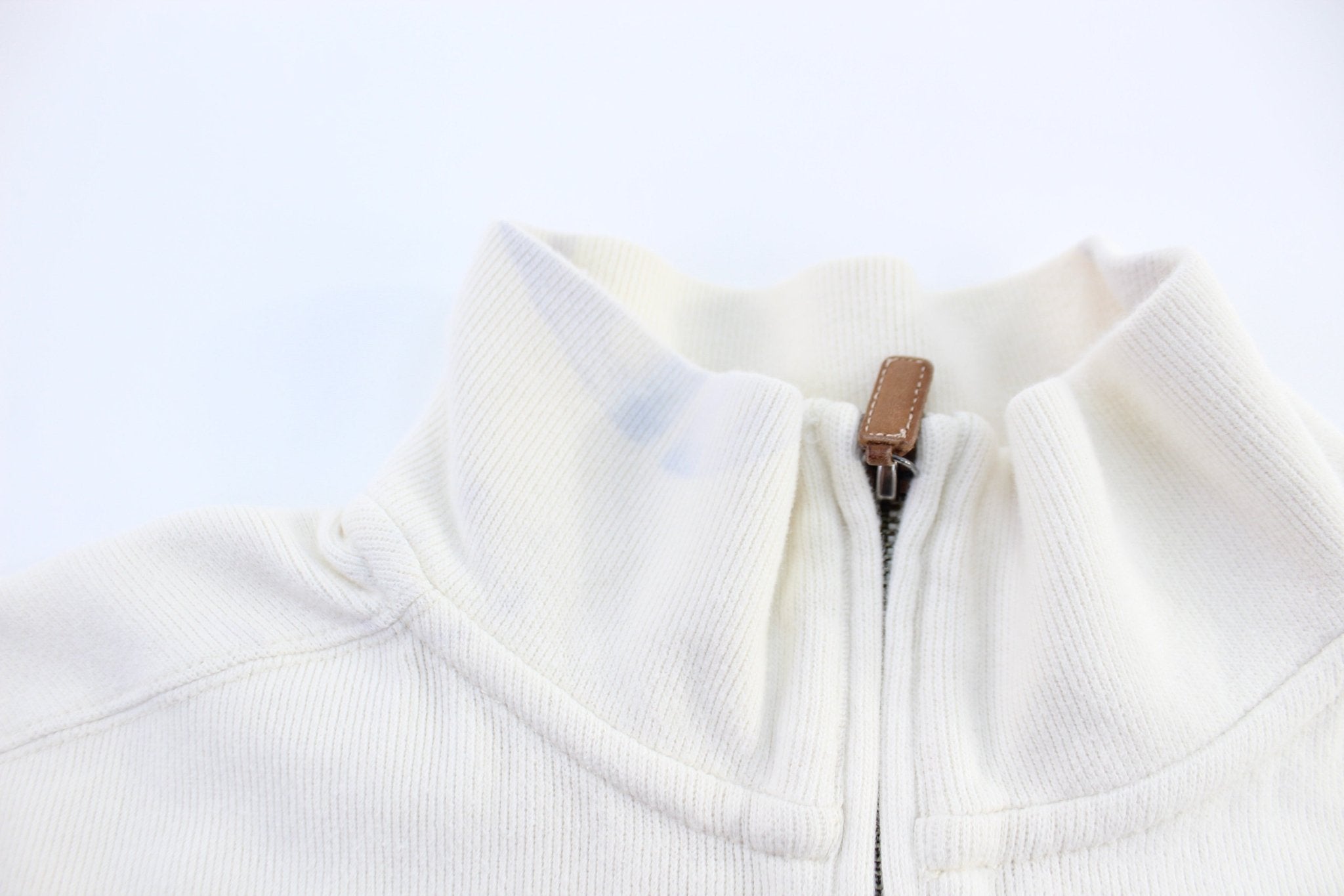 Polo by Ralph Lauren Embroidered Logo White Pullover Sweater - ThriftedThreads.com