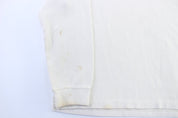 Polo by Ralph Lauren Embroidered Logo White Pullover Sweater - ThriftedThreads.com