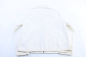 Polo by Ralph Lauren Embroidered Logo White Zip Up Jacket - ThriftedThreads.com