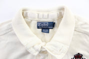 Polo by Ralph Lauren Embroidered White Sweater - ThriftedThreads.com