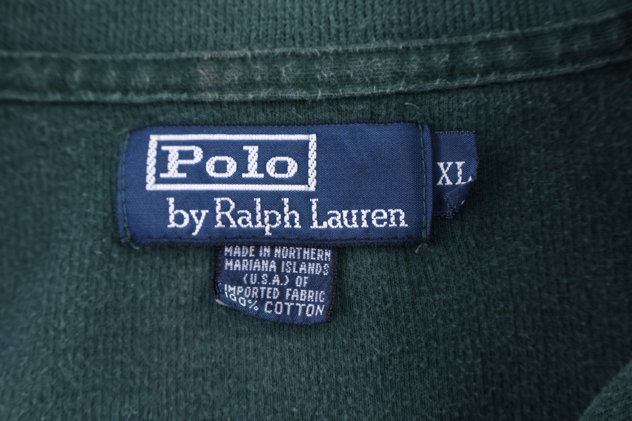 Polo by Ralph Lauren Green Quarter Zip Sweater - Sweater - Thrifted Threads