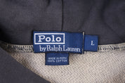Polo by Ralph Lauren Grey Pullover Hoodie - Sweatshirt - Thrifted Threads