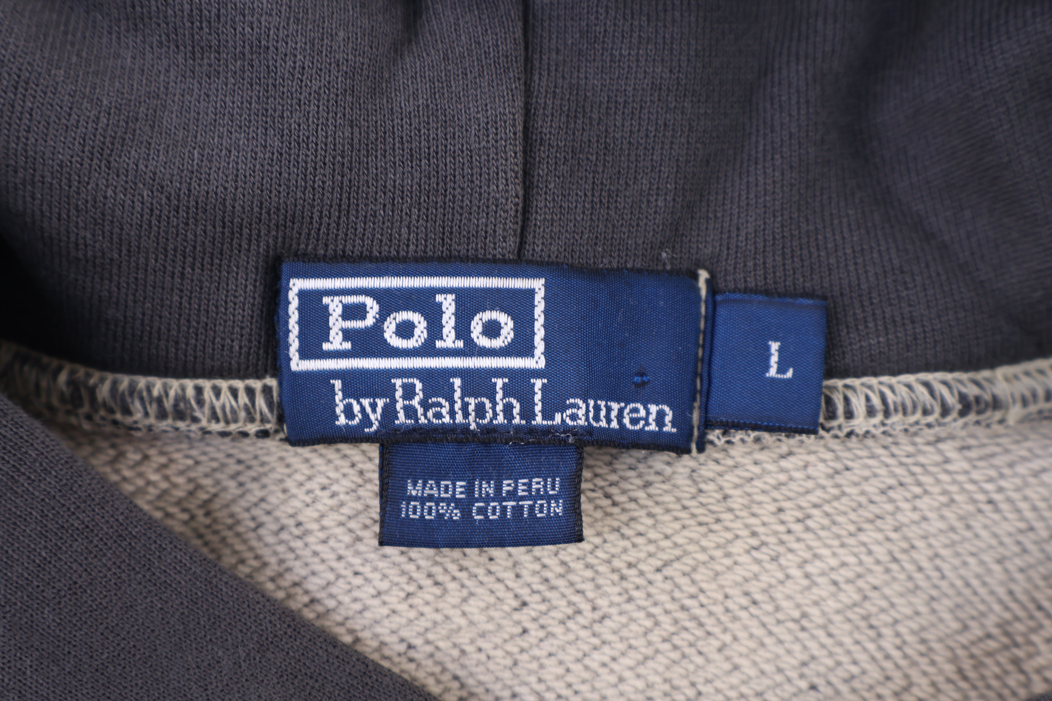 Polo by Ralph Lauren Grey Pullover Hoodie - Sweatshirt - Thrifted Threads