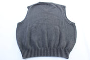 Polo by Ralph Lauren Grey Sweater Vest - ThriftedThreads.com