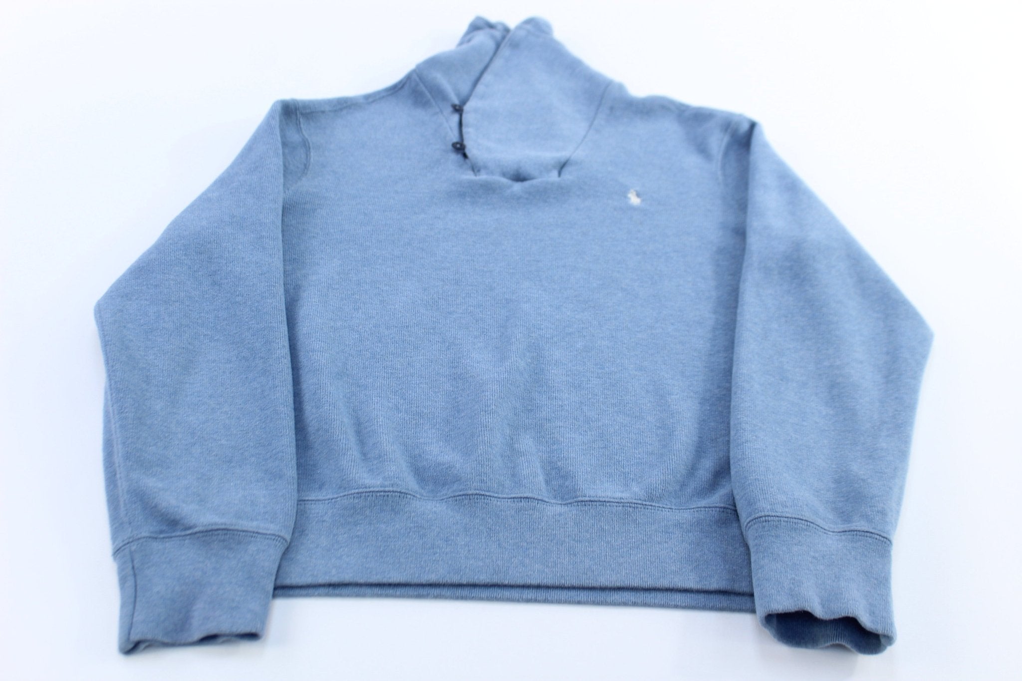 Polo by Ralph Lauren Light Blue Pullover Sweater - ThriftedThreads.com