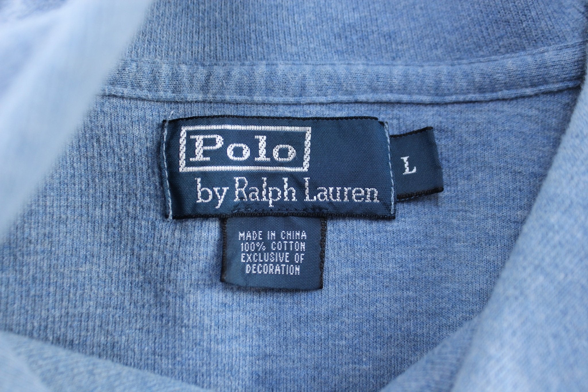 Polo by Ralph Lauren Light Blue Pullover Sweater - ThriftedThreads.com