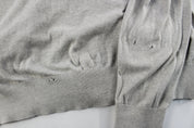 Polo by Ralph Lauren Light Grey Cardigan - ThriftedThreads.com