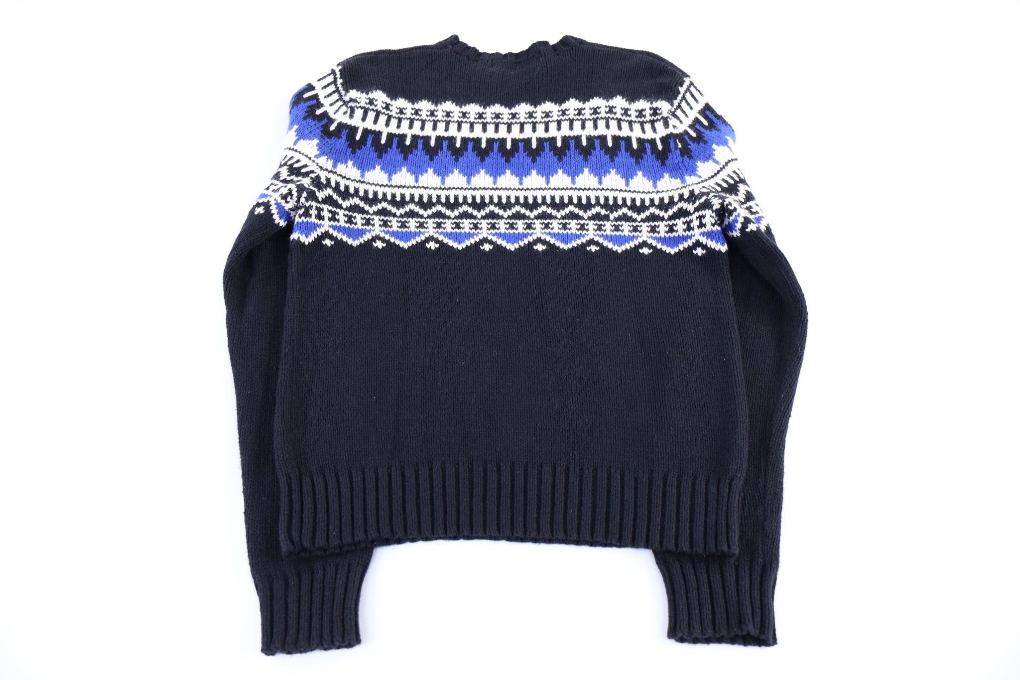 Polo by Ralph Lauren Multipattern Knit Sweater - Sweater - Thrifted Threads