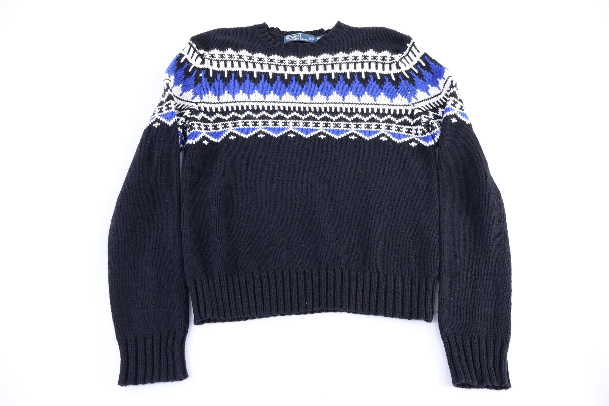 Polo by Ralph Lauren Multipattern Knit Sweater - Sweater - Thrifted Threads