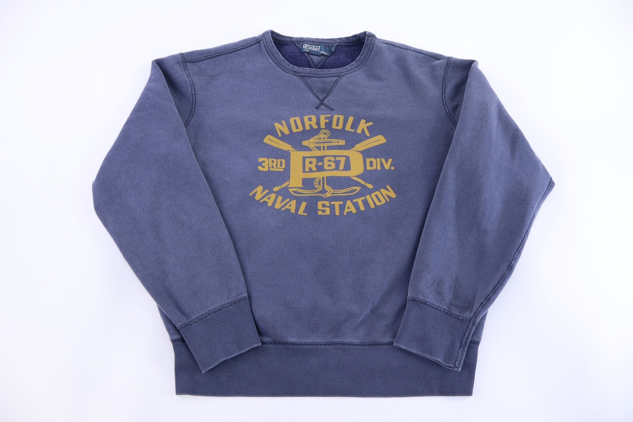 Polo by Ralph Lauren Naval Station Navy Pullover - Sweater - Thrifted Threads