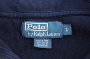 Polo by Ralph Lauren Navy Blue Quarter Zip Sweater - Sweater - Thrifted Threads