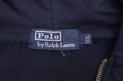 Polo by Ralph Lauren Navy Full Zip Hoodie - Sweatshirt - Thrifted Threads