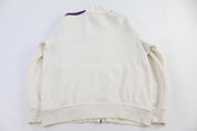Polo by Ralph Lauren Purple & White Track Jacket - Jacket - Thrifted Threads