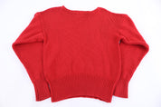 Polo by Ralph Lauren Red Knit Sweater - Sweater - Thrifted Threads