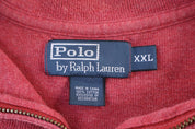 Polo by Ralph Lauren Red Quarter Zip Sweater - Sweater - Thrifted Threads