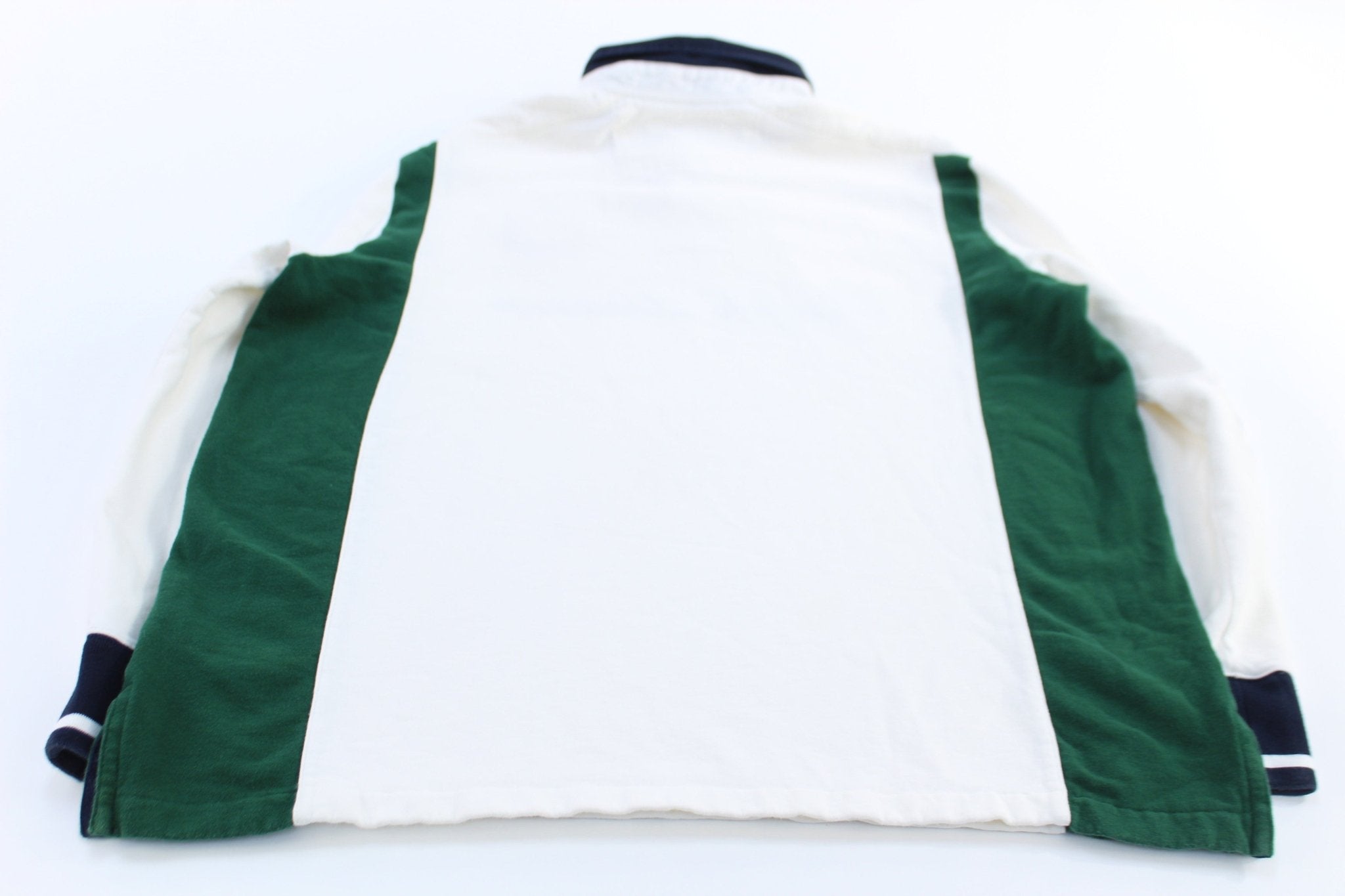 Polo by Ralph Lauren Snow Polo Challenge Cup Striped LS Button Up - ThriftedThreads.com