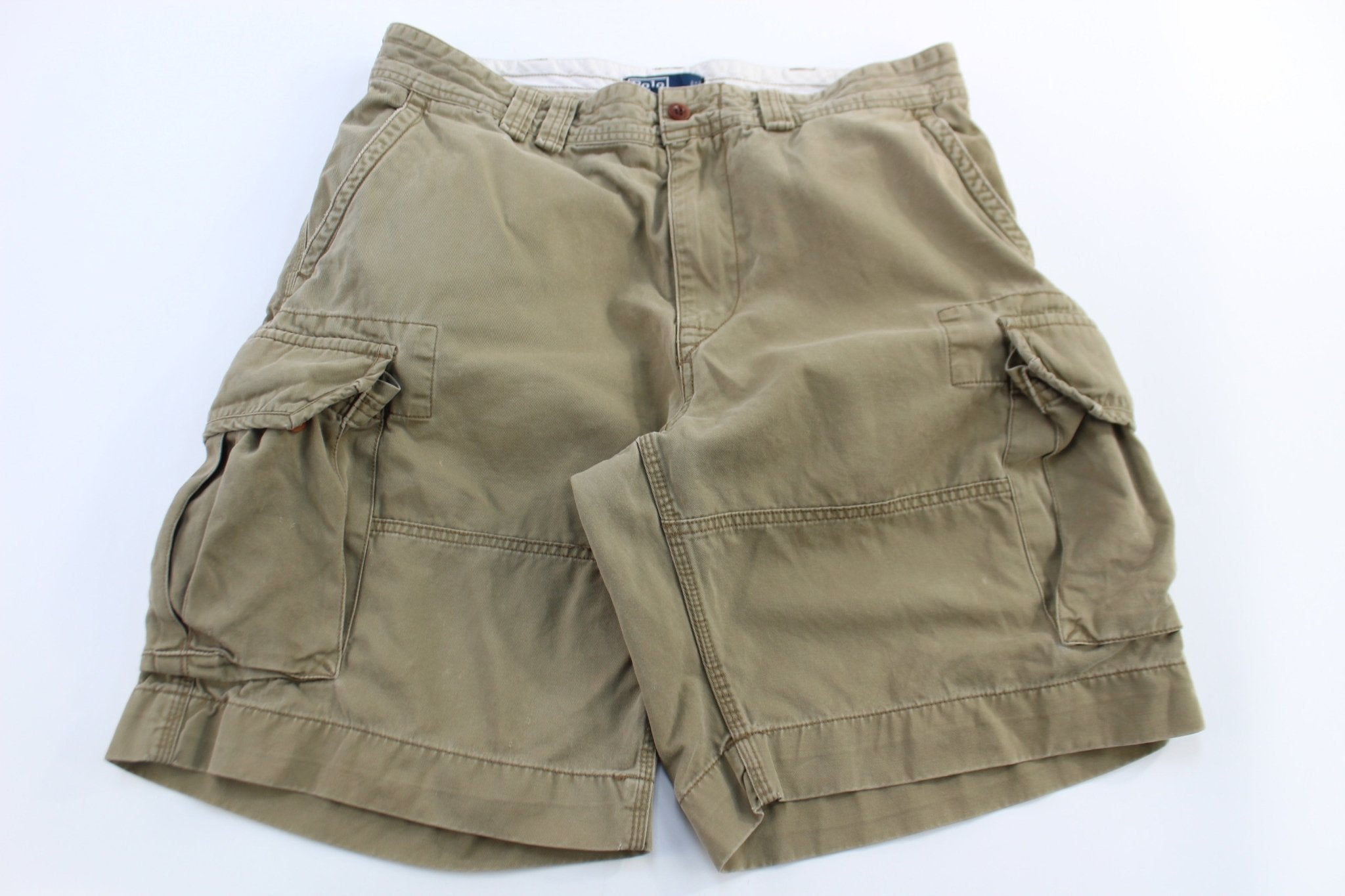 Polo by Ralph Lauren Tan Cargo Shorts - ThriftedThreads.com