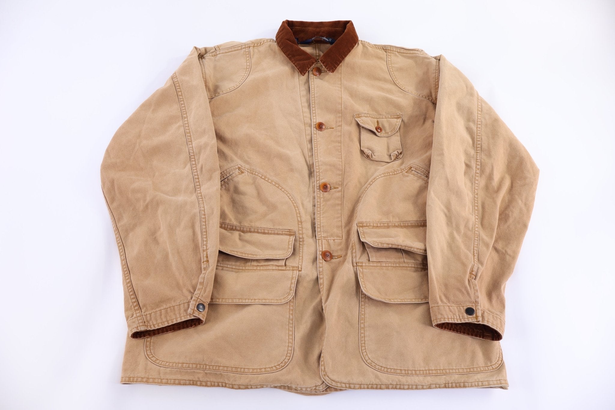 Polo by Ralph Lauren Tan Chore Jacket - Jacket - Thrifted Threads