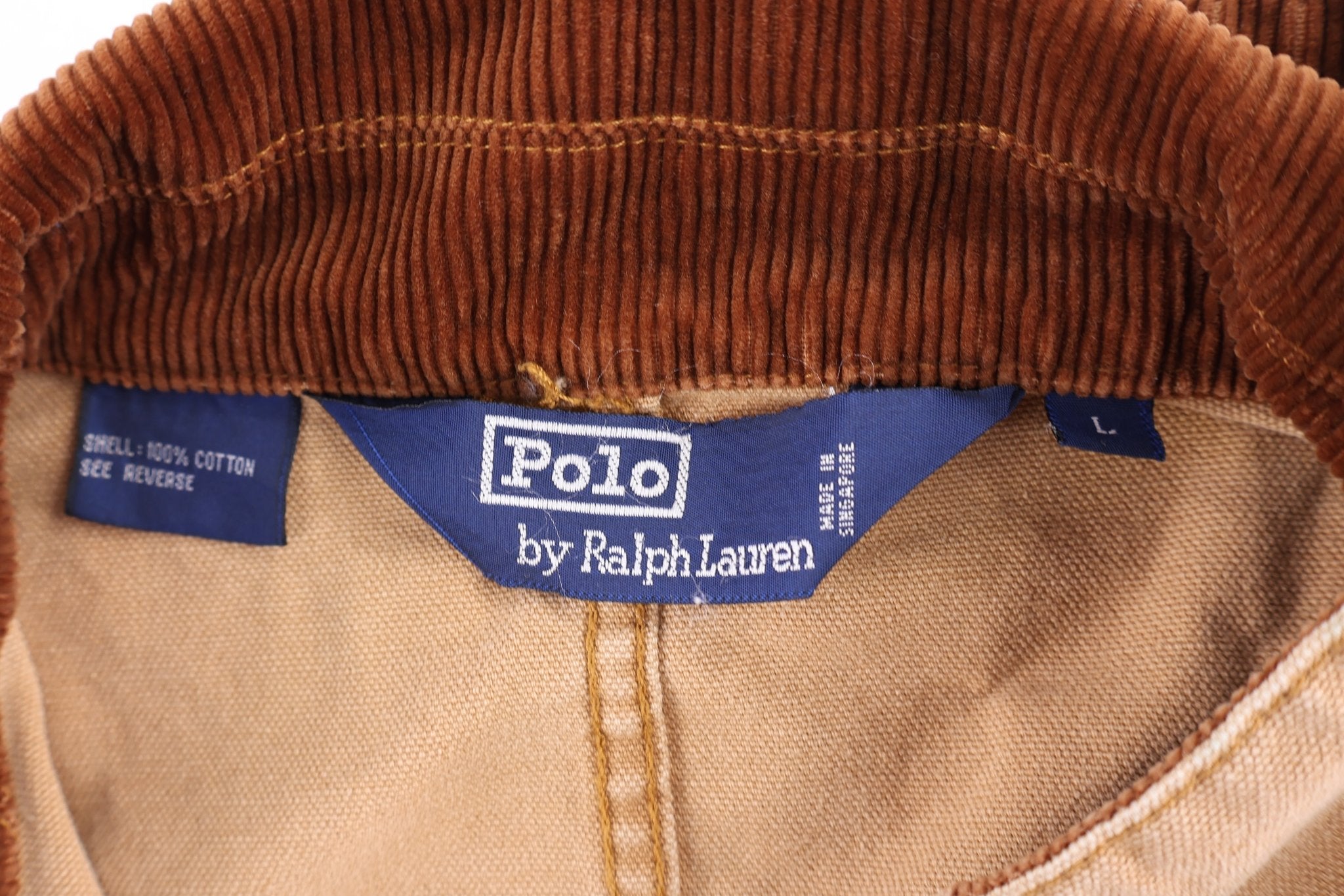 Polo by Ralph Lauren Tan Chore Jacket - Jacket - Thrifted Threads