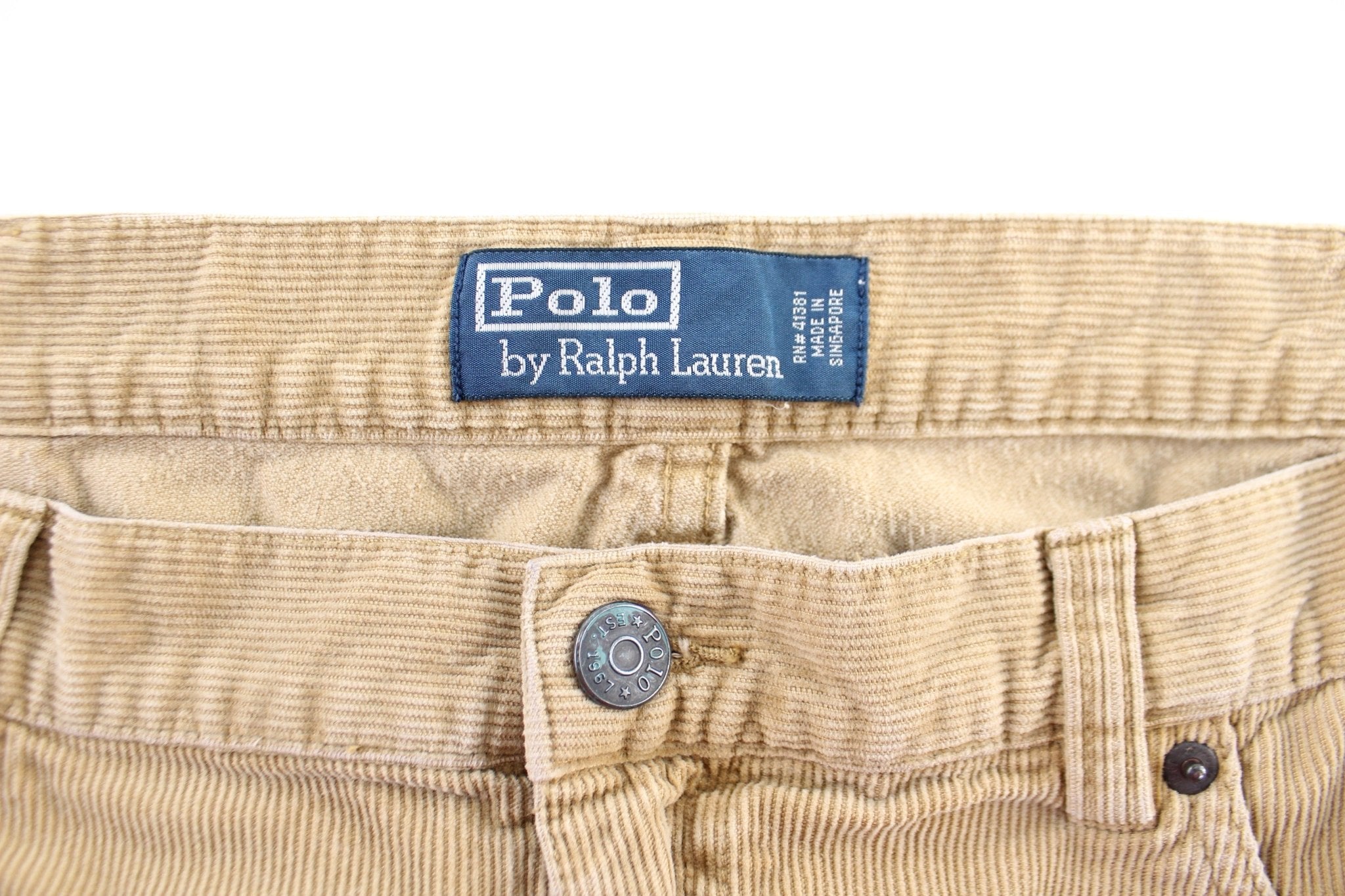 Polo by Ralph Lauren Tan Corduroy Pants - ThriftedThreads.com